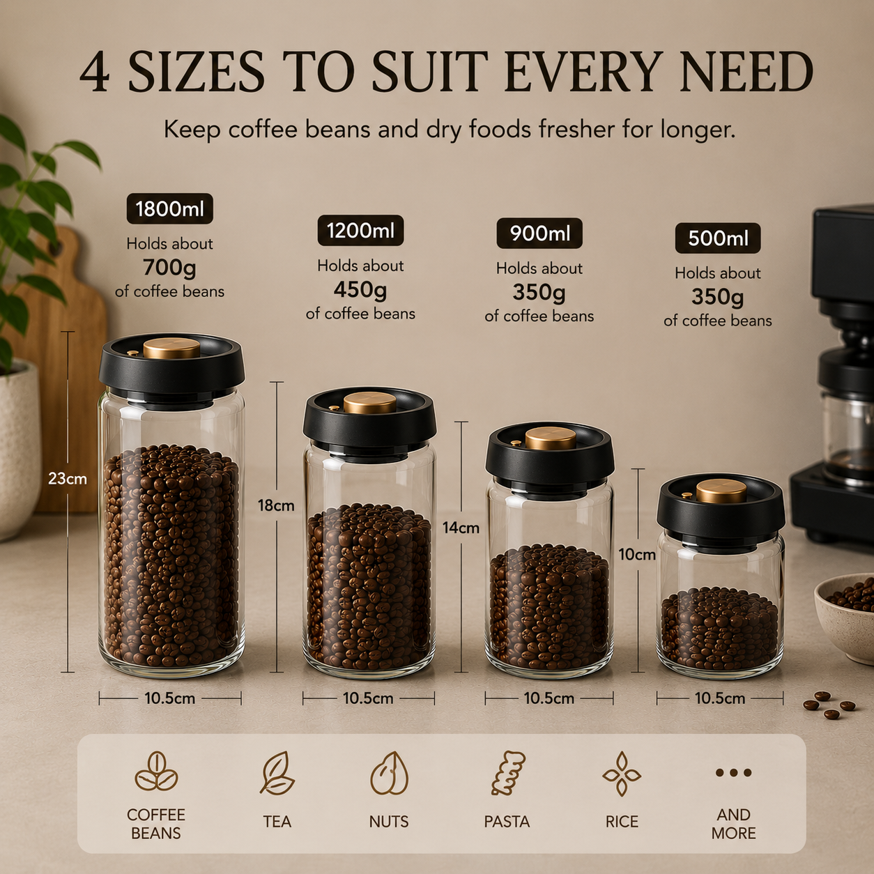 FreshLock™ Vacuum Storage Jar