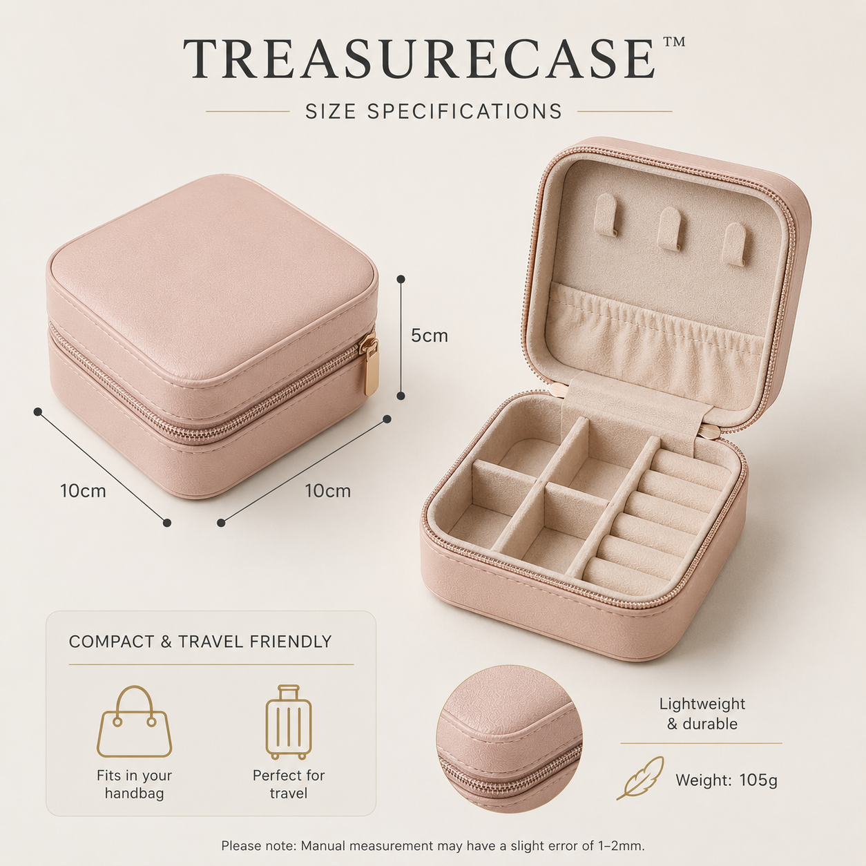 TreasureCase™ Travel Jewellery Case