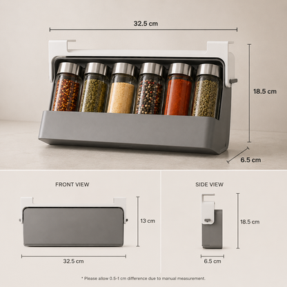 SpiceSlide™ Under-Shelf Spice Rack