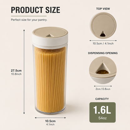 PastaPod™ Pasta Storage Container