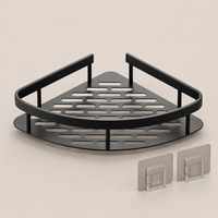 CornerFlow™ | Nail-Free Corner Shower Shelf
