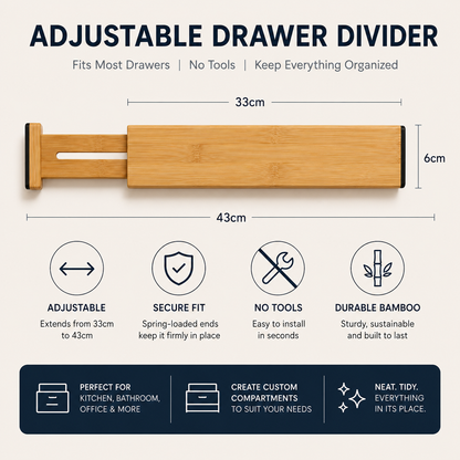 FlexiFit™ | Adjustable Drawer Divider
