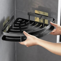 CornerFlow™ | Nail-Free Corner Shower Shelf