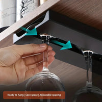 StemSmart™ | Under-Cabinet Glass Holder