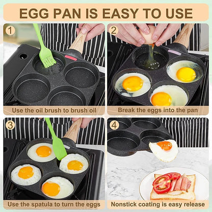 4-Hole Frying Pan - SimplyHome