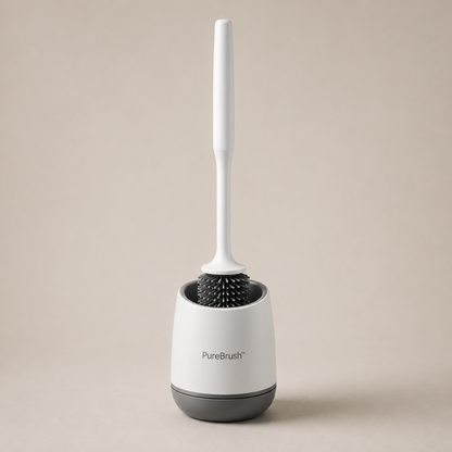 PureBrush™ Silicone Toilet Brush & Quick-Dry Holder