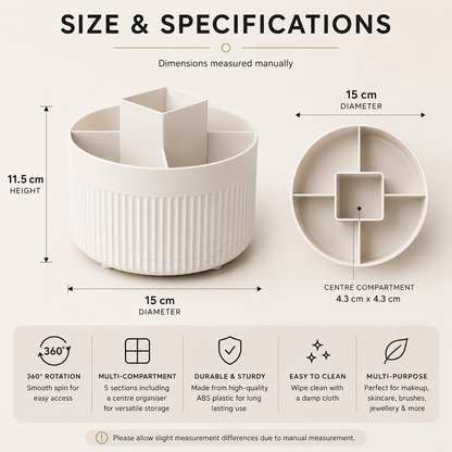 VanitySpin™ | 360⁰ make up organiser