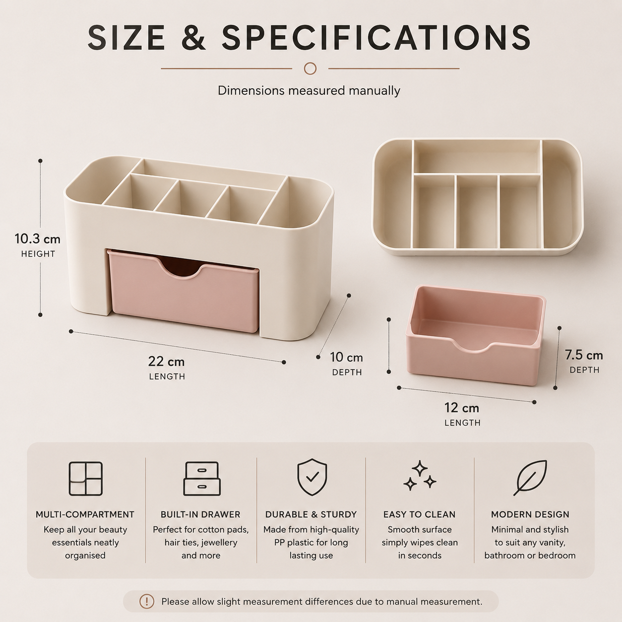 GlamDrawer™ Makeup Organiser