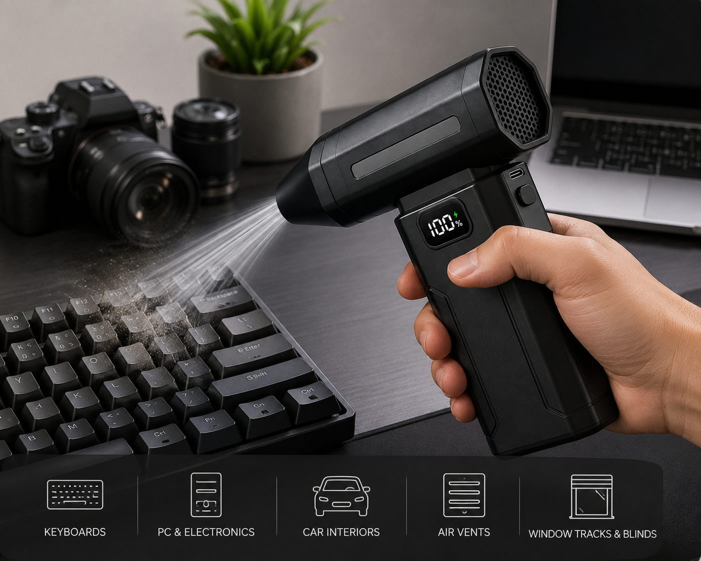 DustJet Pro™ Rechargeable Air Duster