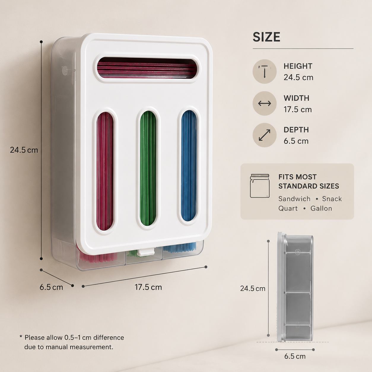 BagSort™ | Food Storage Bag Dispenser